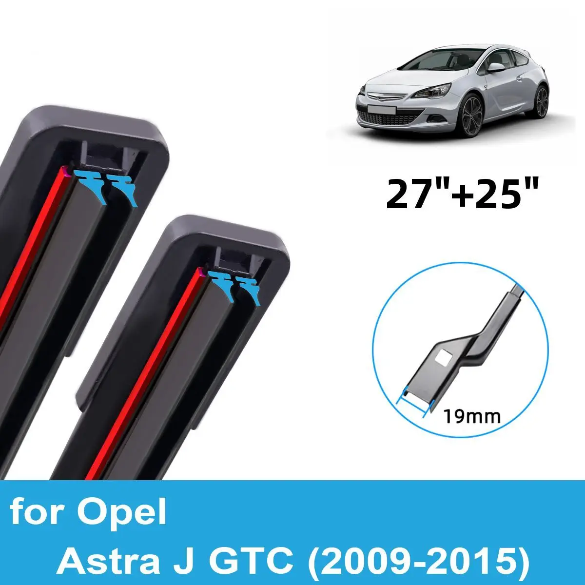 2PCS Car Wiper Blades for 2009-2015 Opel Astra J GTC Front Windscreen Windshield Double Rubber Car Accessories 2013 2014 2015
2PCS Car Wiper Blades for 2009-2015 Opel Astra J GTC Front Windscreen Windshield Double Rubber Car Accessories 2013 2014 2015