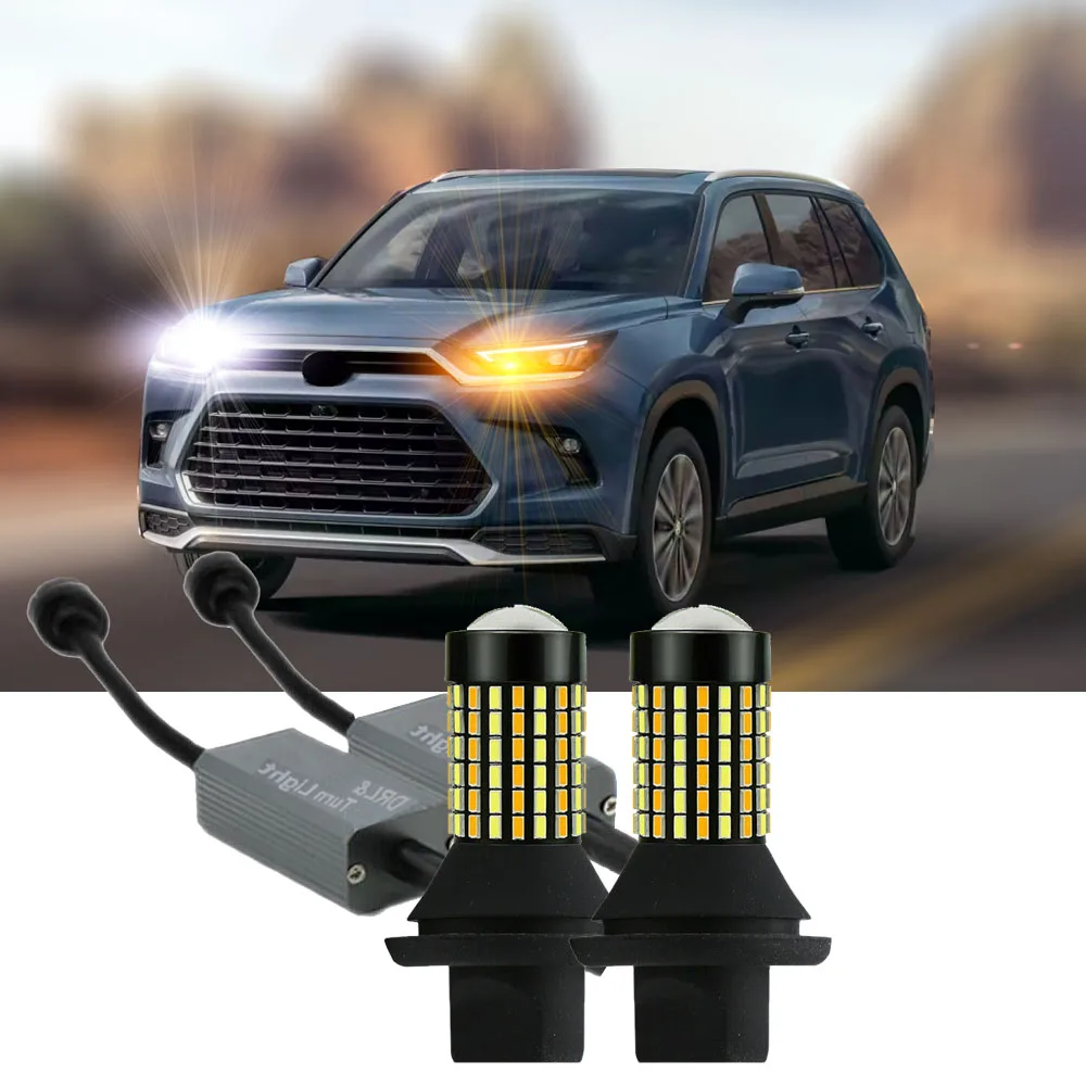 2 шт. светодиодная лампа переключения для Toyota Highlander 2014-2025 желтый передний указатель поворота + белый Drl дневные ходовые огни
2 шт. светодиодная лампа переключения для Toyota Highlander 2014-2025 желтый передний указатель поворота + белый Drl дневные ходовые огни