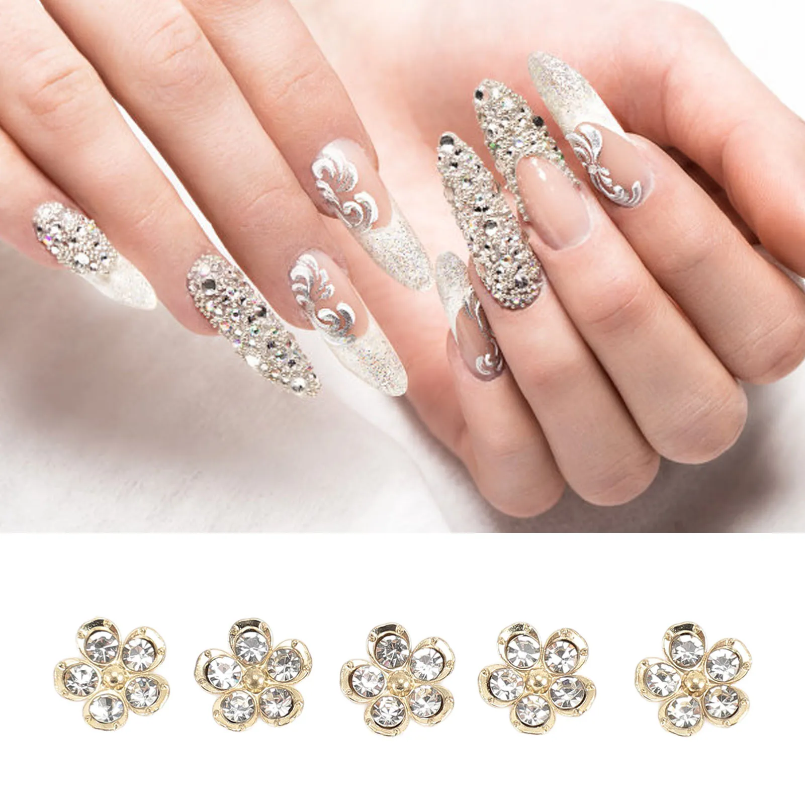 50pcs Nail Rhinestones Kit Sparkling Stylish Easy To Apply Nail Crystal Diamond For Nail Art Craft
50pcs Nail Rhinestones Kit Sparkling Stylish Easy To Apply Nail Crystal Diamond For Nail Art Craft