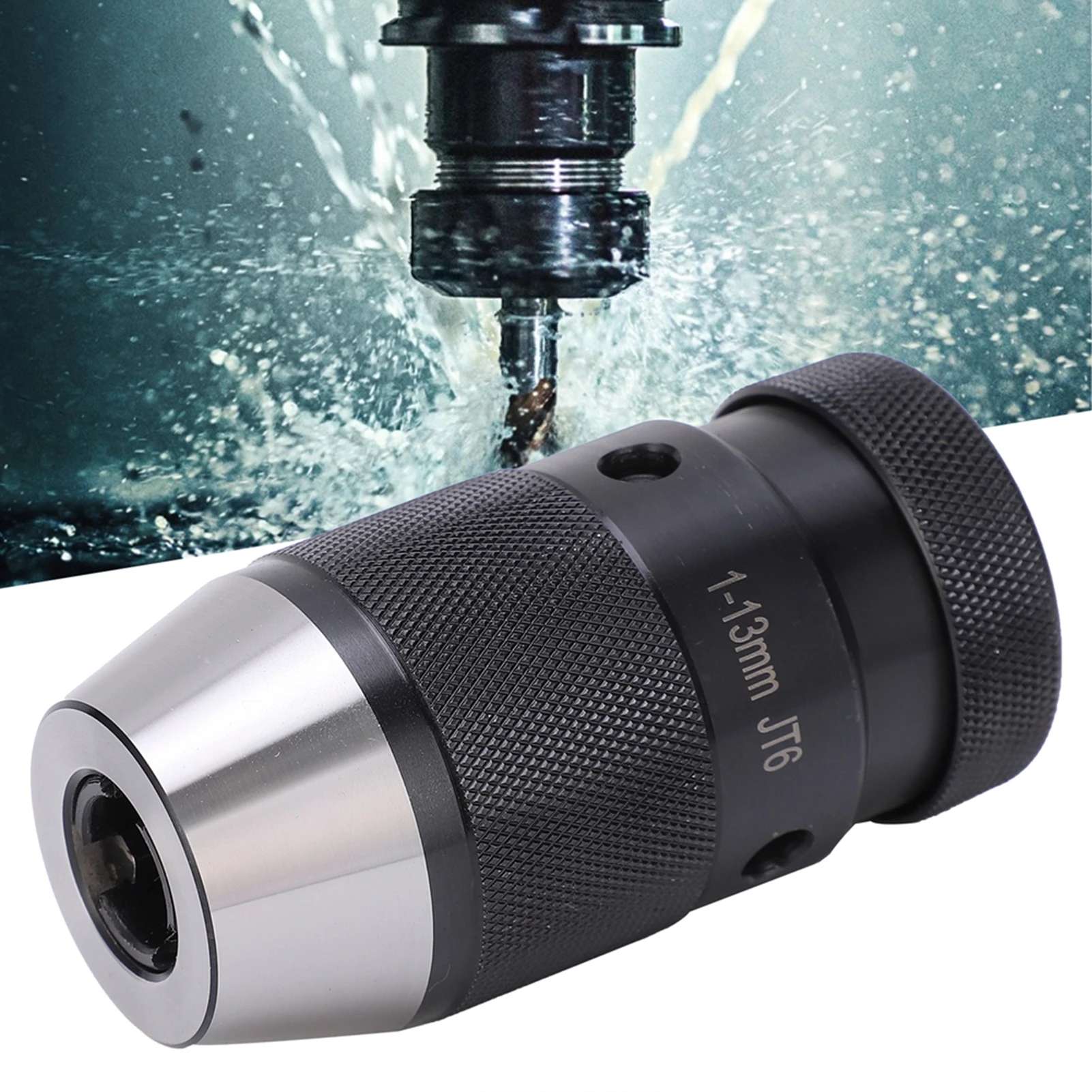 40CR Drill Chuck Drill Chuck 40CR Self‑Tightening Self‑Locking 1‑13JT6 1‑13mm Hardware Tool for Clamping Drill Chuck
40CR Drill Chuck Drill Chuck 40CR Self‑Tightening Self‑Locking 1‑13JT6 1‑13mm Hardware Tool for Clamping Drill Chuck