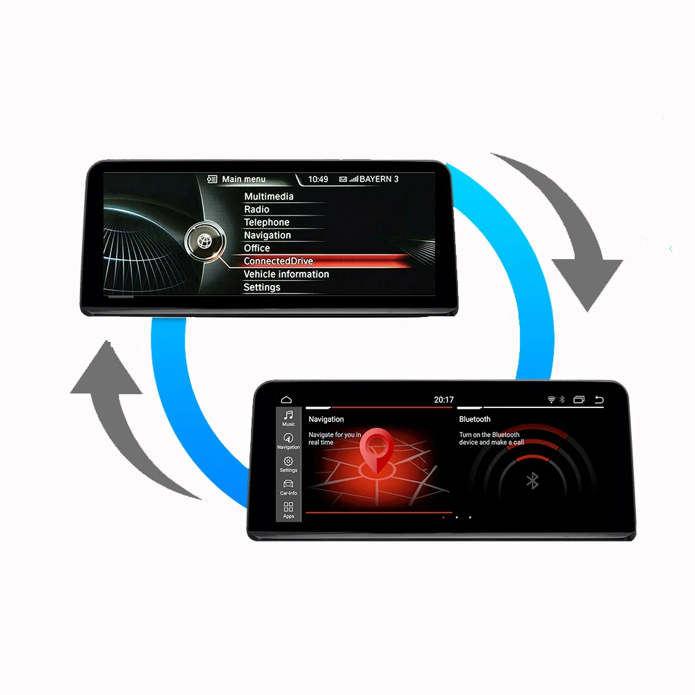 10.25'' Android 10 Screen LCD Car DVD Player for BMW 3 Series F30/F31/F34/4 Series F32/F33/F36 2013-2017 NBT Wireless Carplay
10.25'' Android 10 Screen LCD Car DVD Player for BMW 3 Series F30/F31/F34/4 Series F32/F33/F36 2013-2017 NBT Wireless Carplay