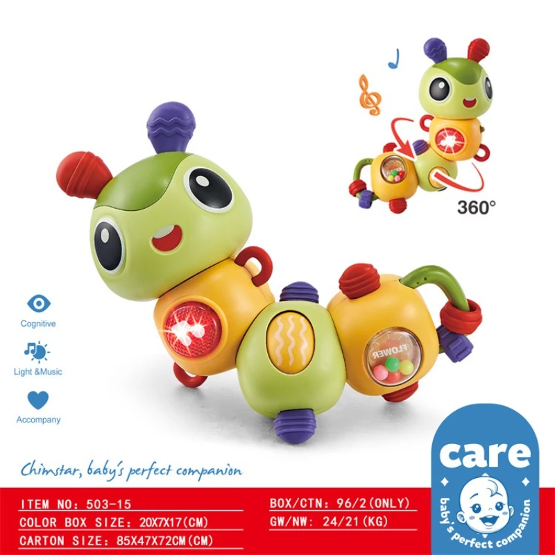 Baby Caterpillar Educational Toy - Light & Sound Features Science Learning Toy with Music, Ideal for Early Childhood Development
Baby Caterpillar Educational Toy - Light & Sound Features Science Learning Toy with Music, Ideal for Early Childhood Development