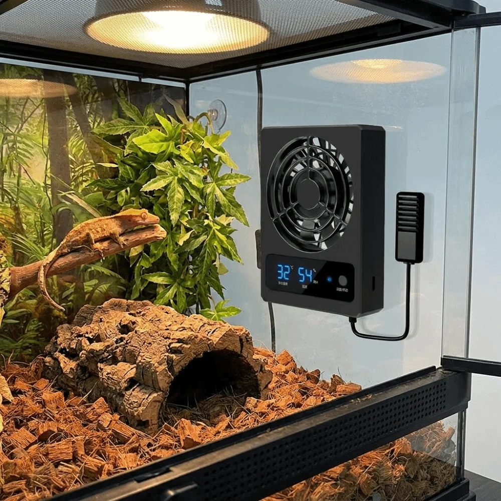 Low Noise Reptile Terrarium Cooling Fan Powerful Airflow Cooling Ventilation Intelligent Ventilation Fan Plastic Casing Quiet
Low Noise Reptile Terrarium Cooling Fan Powerful Airflow Cooling Ventilation Intelligent Ventilation Fan Plastic Casing Quiet