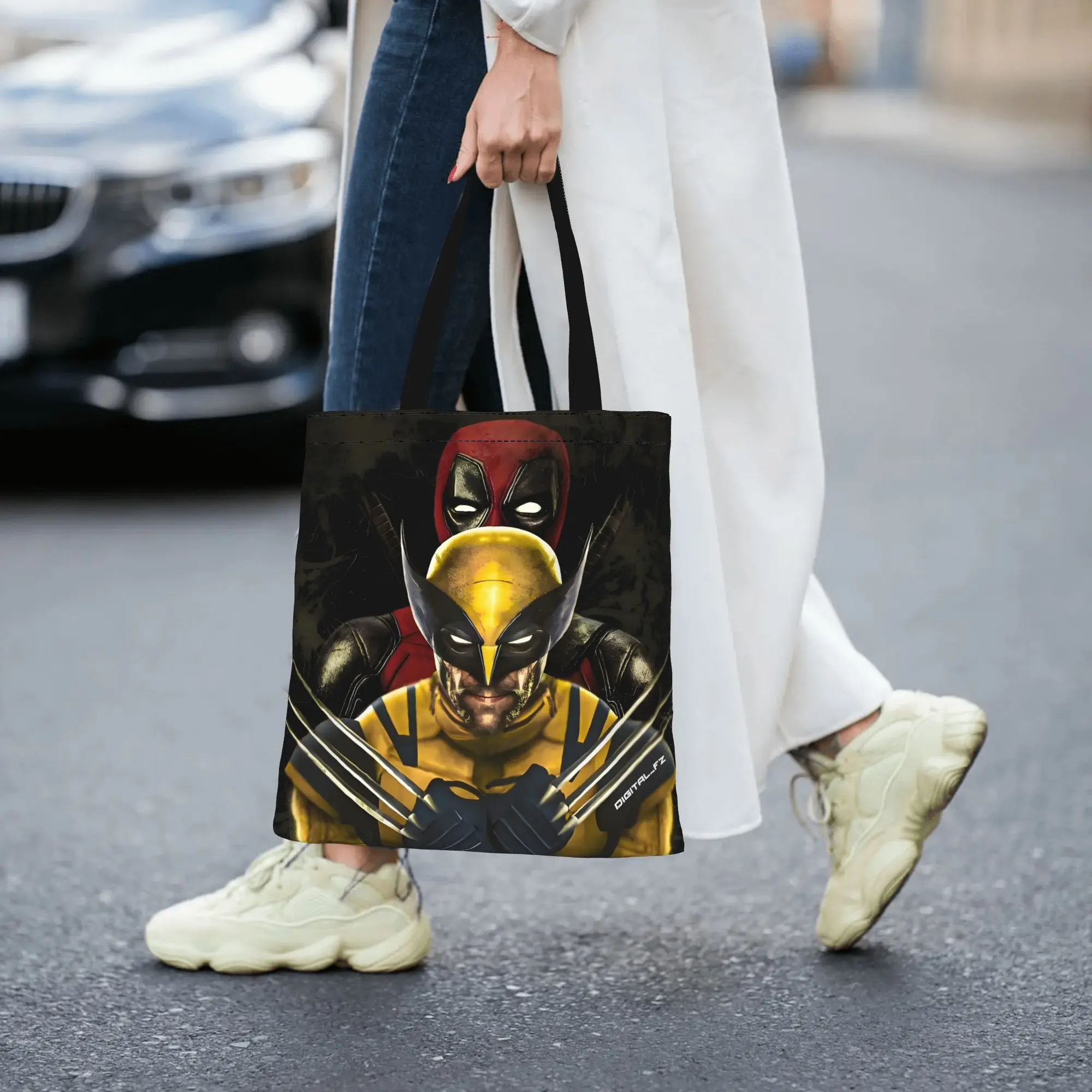 Fashion shopping bag Leisure Relentless Ddeadpoolwoolverine Canvas Marvel Marvel Canvas Tote Bag Women'S Shoulder Handbag
Fashion shopping bag Leisure Relentless Ddeadpoolwoolverine Canvas Marvel Marvel Canvas Tote Bag Women'S Shoulder Handbag