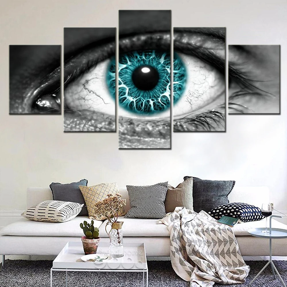 5 Pieces Wall Art Canvas Photography Eye Poster Painting Living Room Picture Print Wallpaper Bedroom Mural Modular Home Decor
5 Pieces Wall Art Canvas Photography Eye Poster Painting Living Room Picture Print Wallpaper Bedroom Mural Modular Home Decor