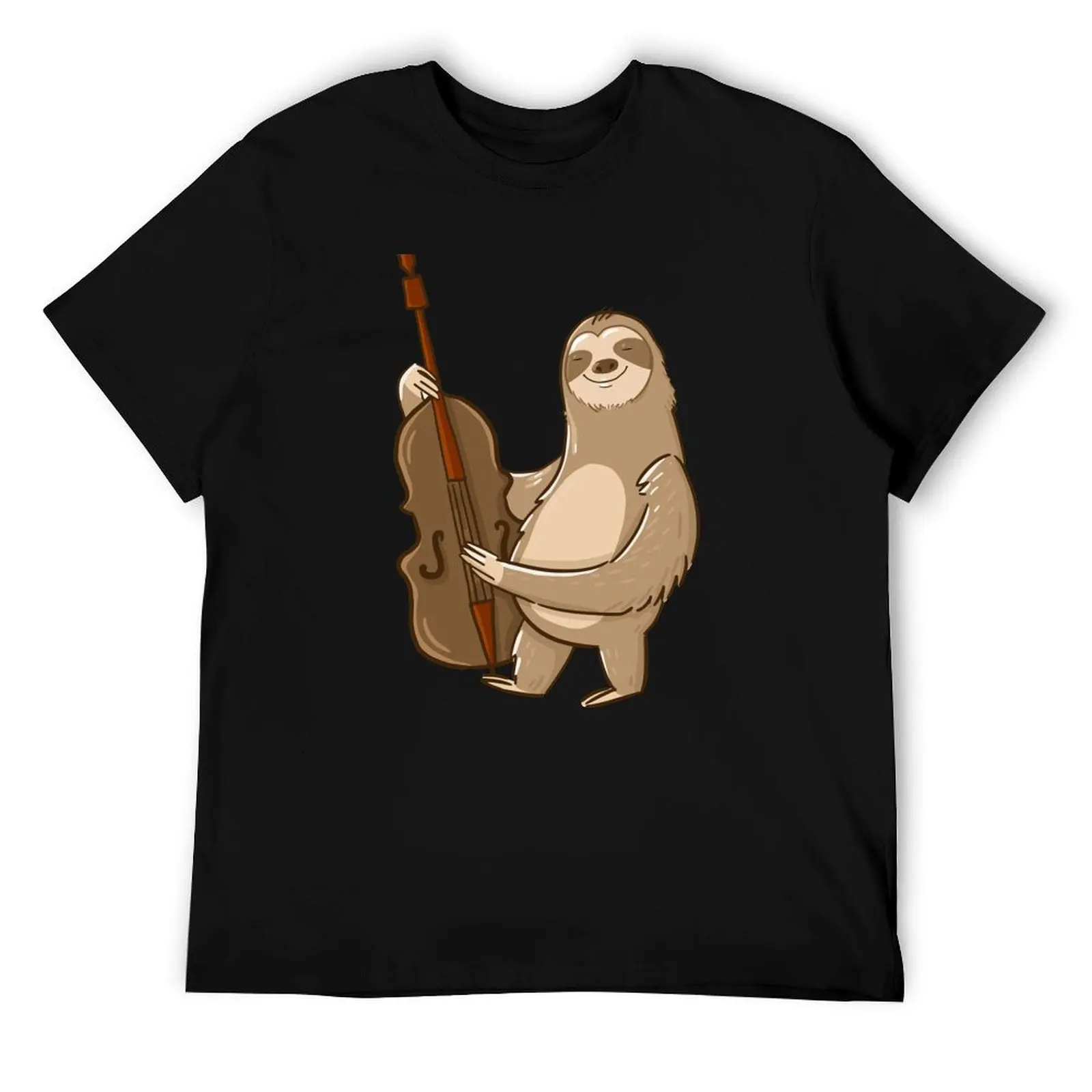 Sloth Playing Double Bass Upright Bass Cello Jazz Musician T-Shirt cotton t shirt man T-Shirt
Sloth Playing Double Bass Upright Bass Cello Jazz Musician T-Shirt cotton t shirt man T-Shirt