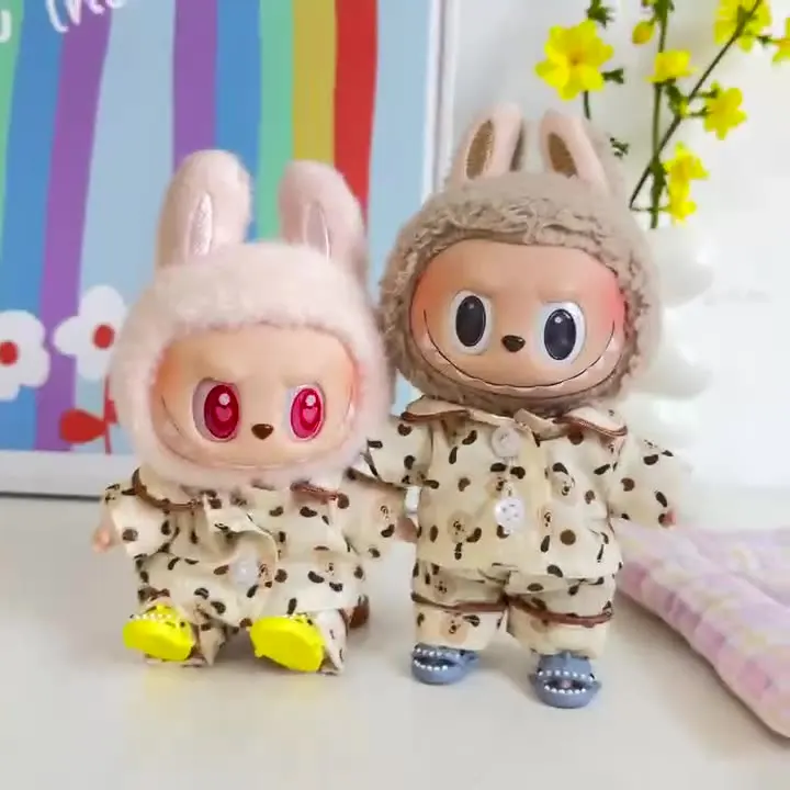 Labubu Doll Clothes Milk Tea Dog Set 17cm Plush Doll Clothes Replacement Labubu I II Idol Doll Sitting Party Accessories
Labubu Doll Clothes Milk Tea Dog Set 17cm Plush Doll Clothes Replacement Labubu I II Idol Doll Sitting Party Accessories
