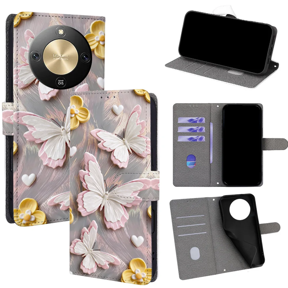 Colorful Butterfly Magnetic Flip Phone Cover for Honor 400 300 Ultra 200 100 90 GT 80 60 70 Pro+ with Built-in Wallet Card Slots
Colorful Butterfly Magnetic Flip Phone Cover for Honor 400 300 Ultra 200 100 90 GT 80 60 70 Pro+ with Built-in Wallet Card Slots