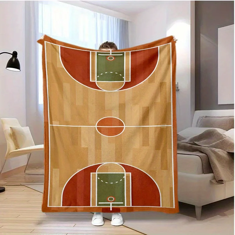 Contemporary Abstract Football Field Throw Blanket - Stain Resistant, All-Season Knitted Polyester, Digital Print, Ideal for
Contemporary Abstract Football Field Throw Blanket - Stain Resistant, All-Season Knitted Polyester, Digital Print, Ideal for