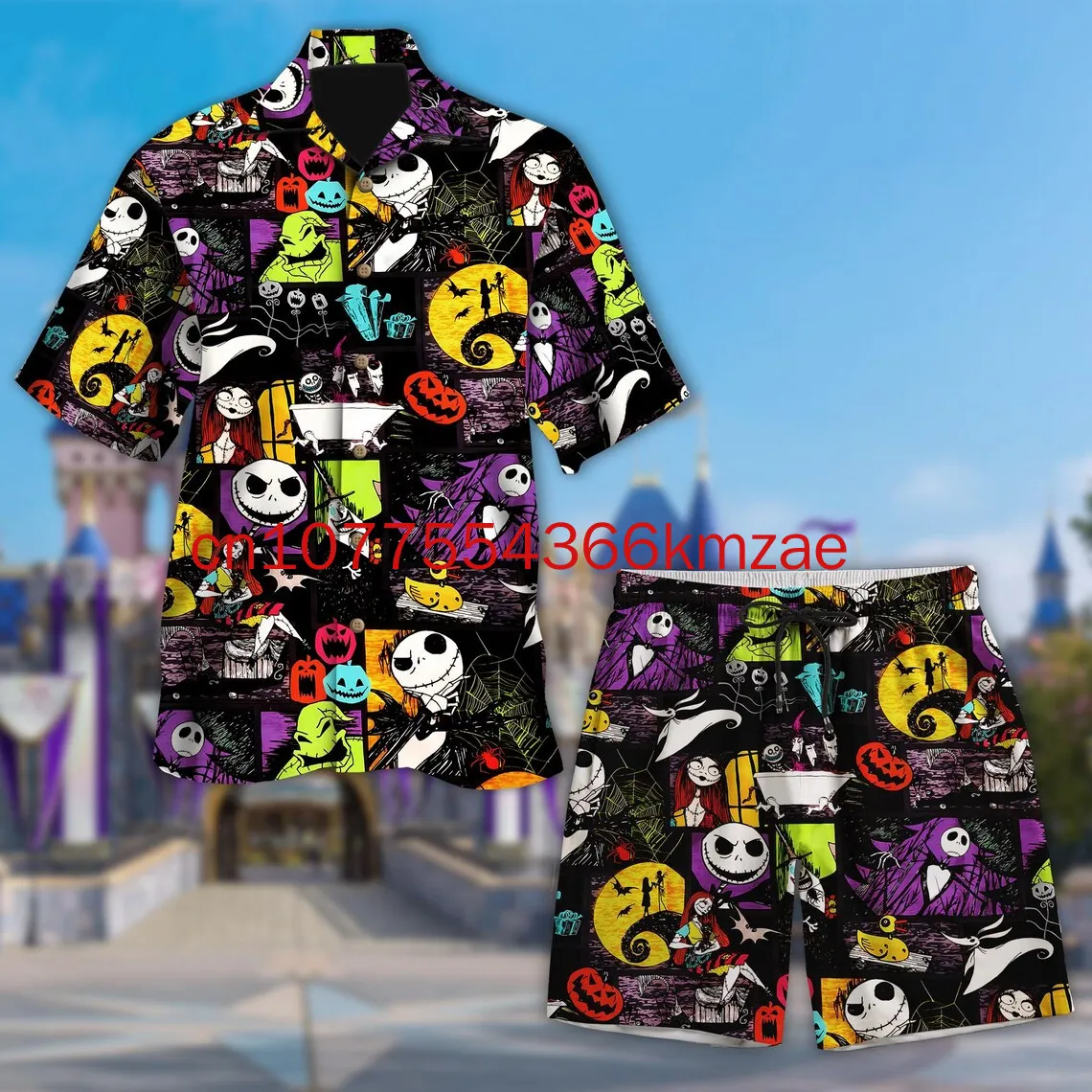 The Nightmare Before Christmas Hawaii Beach Shirt Shorts Set Casual Beach Vacation Short Sleeve Set Disney Beach Button Shirt
The Nightmare Before Christmas Hawaii Beach Shirt Shorts Set Casual Beach Vacation Short Sleeve Set Disney Beach Button Shirt