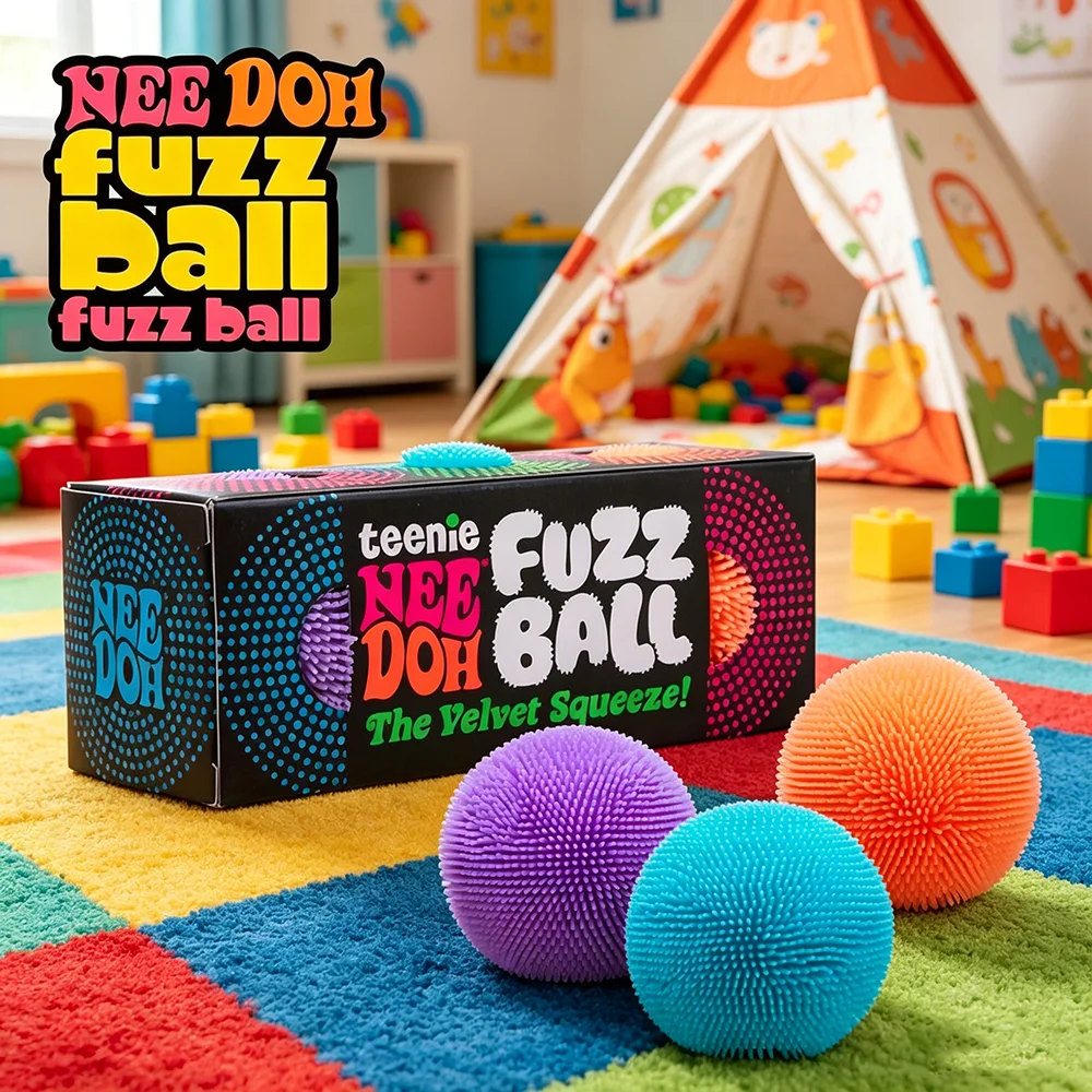 NeeDoh Fuzz Ball Blind Box Series Desktop Ornament Stress Relief Toys Suitable For People Under Pressure Fun Soft Stress Ball
NeeDoh Fuzz Ball Blind Box Series Desktop Ornament Stress Relief Toys Suitable For People Under Pressure Fun Soft Stress Ball