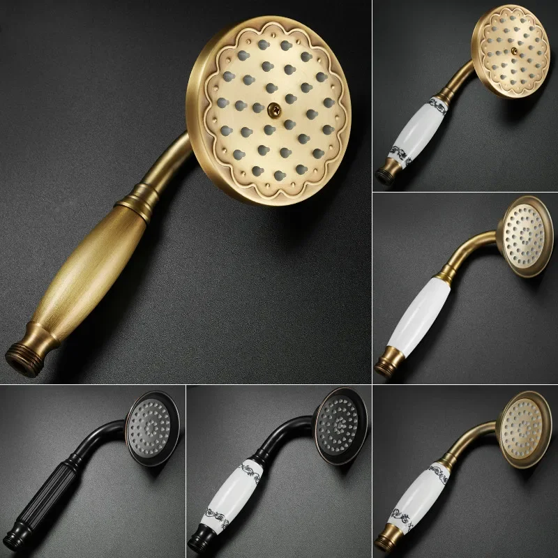 Hand-held Shower Head Water Saving Antique Bathroom Rainfall Shower Nozzle Aerator High Pressure handheld Shower Head
Hand-held Shower Head Water Saving Antique Bathroom Rainfall Shower Nozzle Aerator High Pressure handheld Shower Head