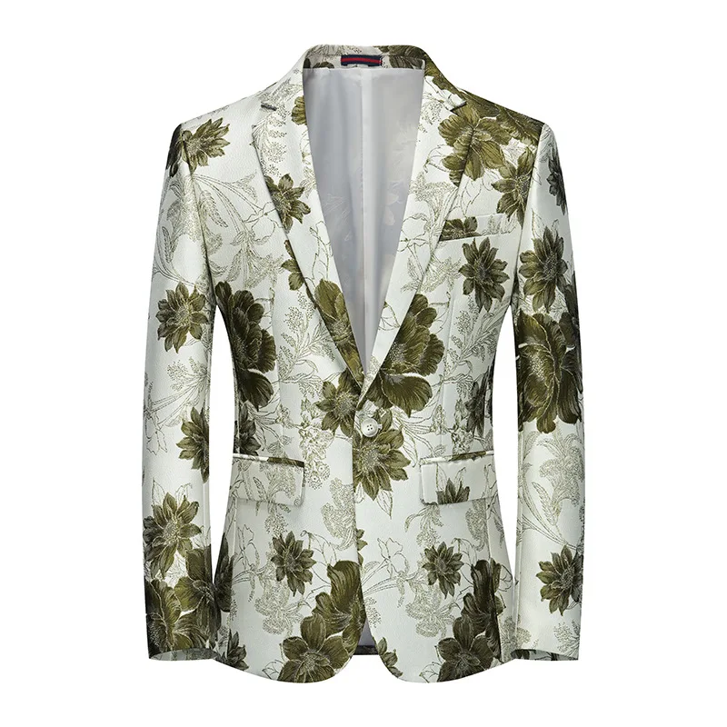 Cross-border men's fashion colored suits banquet business casual suit jacket singer emcee stage performance dress
Cross-border men's fashion colored suits banquet business casual suit jacket singer emcee stage performance dress