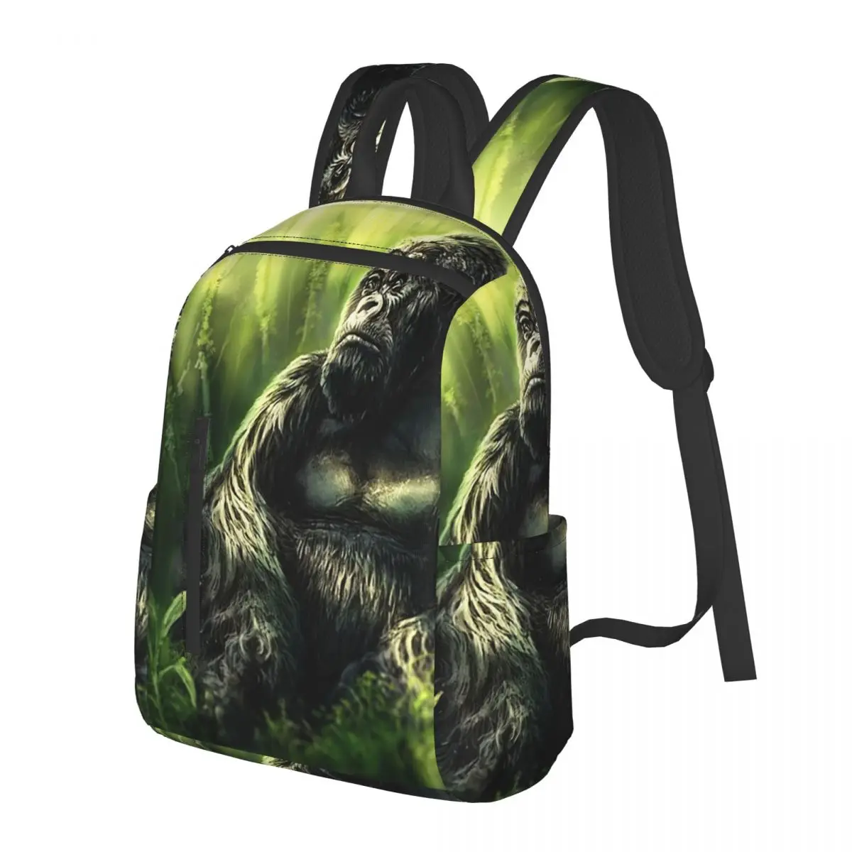 Gorilla In Forest Student Backpack School Bag Hiking Travel Daypack for Men Women Bookbag Shoulder Bags
Gorilla In Forest Student Backpack School Bag Hiking Travel Daypack for Men Women Bookbag Shoulder Bags