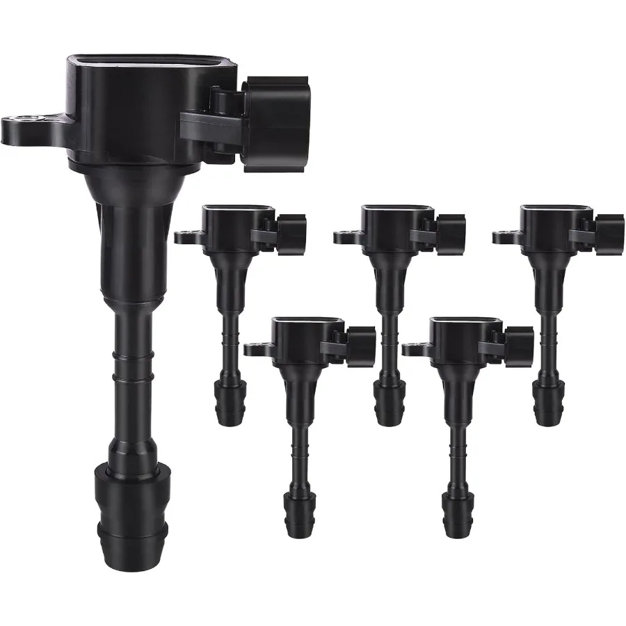 Набор из 6 пакетов катушек зажигания, совместимых с Nissan Altima Maxima Murano Pathfinder Quest NV1500 NV2500 NV3500 Infiniti I35 QX4
Набор из 6 пакетов катушек зажигания, совместимых с Nissan Altima Maxima Murano Pathfinder Quest NV1500 NV2500 NV3500 Infiniti I35 QX4