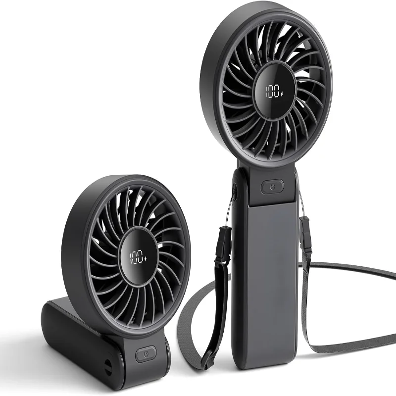 Handheld Fan Life7 \u2013 Ultimate Flexibility High-Power Motor, LED Display, 19.5 Hrs Cooling, 5000mAh Rechargeable, 5-Speed,
Handheld Fan Life7 \u2013 Ultimate Flexibility High-Power Motor, LED Display, 19.5 Hrs Cooling, 5000mAh Rechargeable, 5-Speed,
