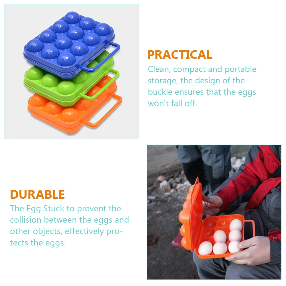 2 Pcs Portable Egg Carton Food Storage Holder Container for Refrigerator Plastic Boxes
2 Pcs Portable Egg Carton Food Storage Holder Container for Refrigerator Plastic Boxes