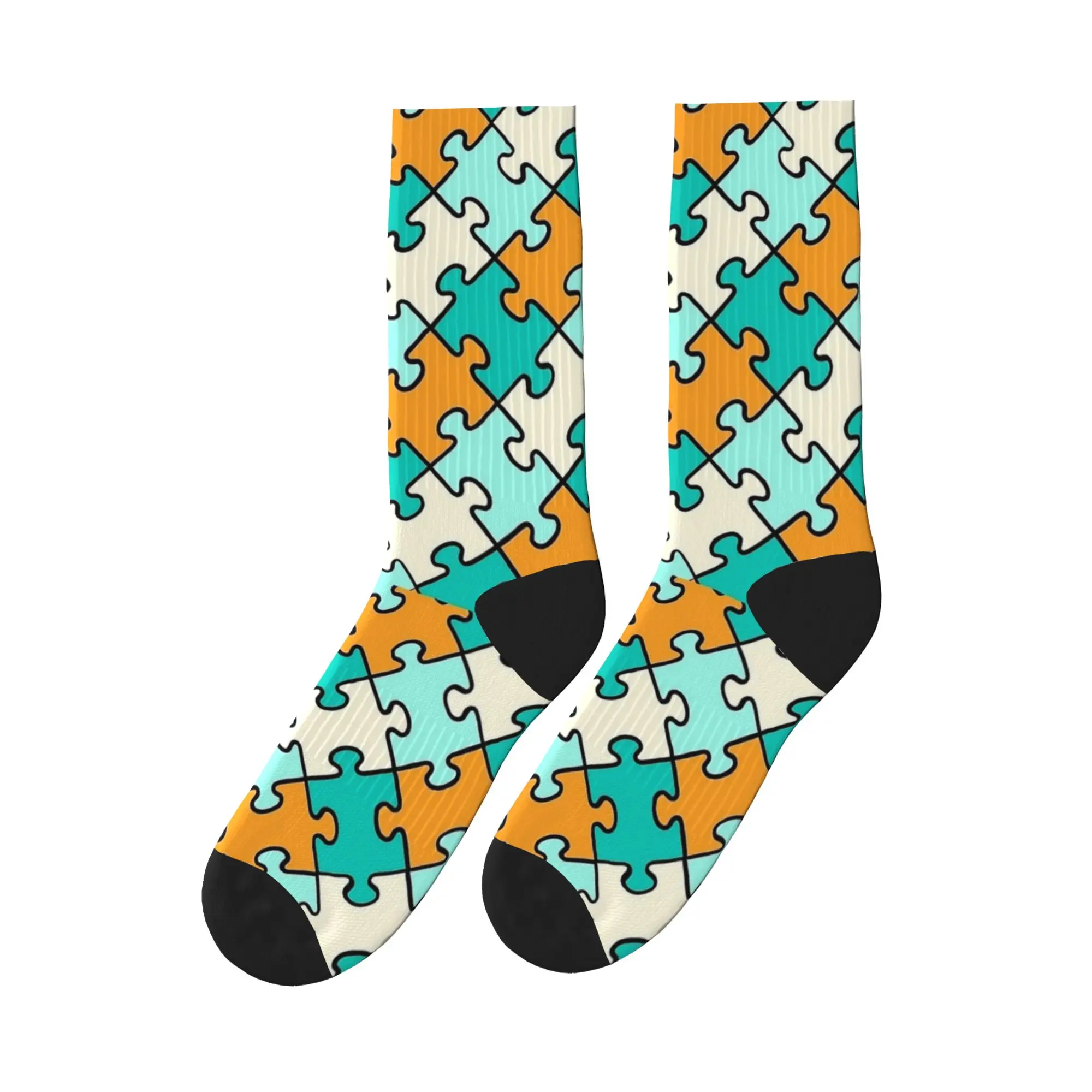 Teal Orange Two Tone Autism Puzzle Stockings Graphic Leisure Socks Autumn Anti Skid Socks Women Men Cycling Comfortable Socks
Teal Orange Two Tone Autism Puzzle Stockings Graphic Leisure Socks Autumn Anti Skid Socks Women Men Cycling Comfortable Socks