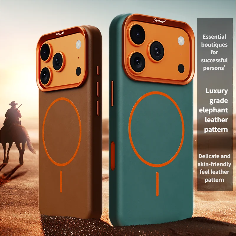 For Iphone 17 Cases Iphone17pro Max Mobile Phone Case Elephant Leather Texture Simple High-end IPhone17pro Series Magnetic Cover
For Iphone 17 Cases Iphone17pro Max Mobile Phone Case Elephant Leather Texture Simple High-end IPhone17pro Series Magnetic Cover