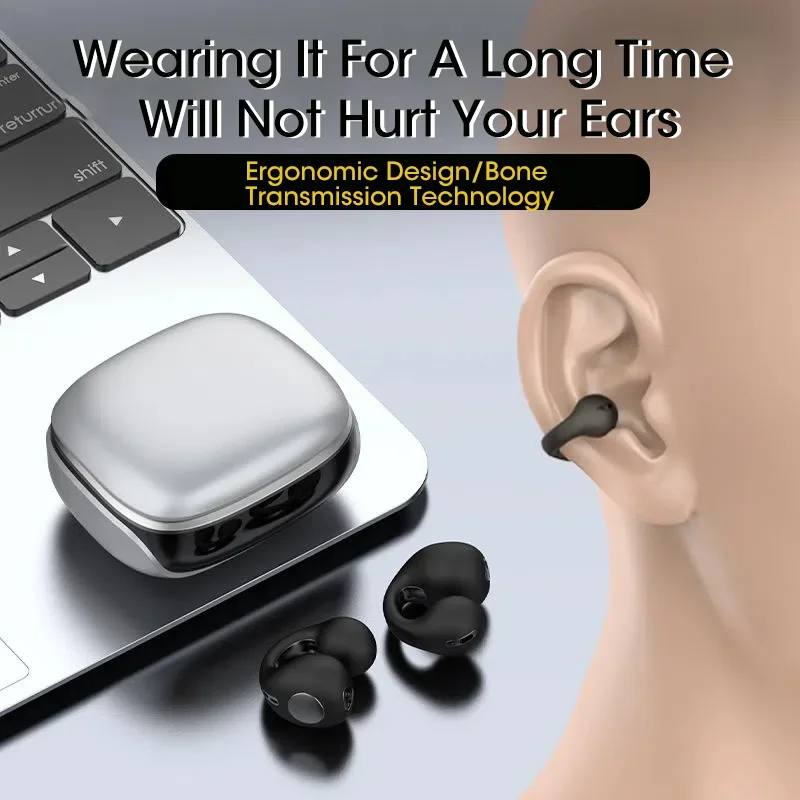 Sound Earcuffs Bluetooth 5.3 Earphones TWS Earbuds Ear Earring Wireless Headset Sport Wireless Headphone with Mic 2025 Hot Sale
Sound Earcuffs Bluetooth 5.3 Earphones TWS Earbuds Ear Earring Wireless Headset Sport Wireless Headphone with Mic 2025 Hot Sale