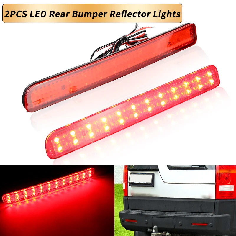 2Pcs LED Rear Bumper Reflector Light For Land Rover Discovery 3 4 LY021 2005-2013 For Range Rover Sport 2010-2013 Tail Lamp
2Pcs LED Rear Bumper Reflector Light For Land Rover Discovery 3 4 LY021 2005-2013 For Range Rover Sport 2010-2013 Tail Lamp