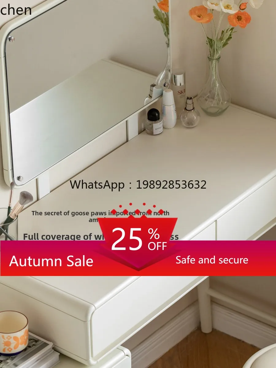 solid wood makeup table simple master bedroom retractable dresser dressing table white household chest
solid wood makeup table simple master bedroom retractable dresser dressing table white household chest