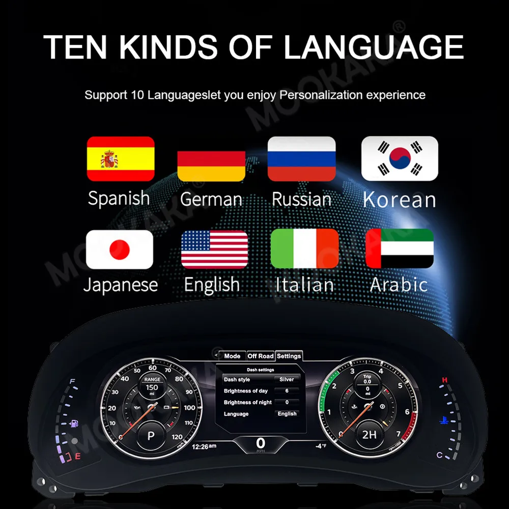 Digital Cluster Virtual Cockpit For Jeep Wrangler 2011-2017 Car Multimedia Player Dashboard Instrument Speed Meter Screen Linux
Digital Cluster Virtual Cockpit For Jeep Wrangler 2011-2017 Car Multimedia Player Dashboard Instrument Speed Meter Screen Linux
