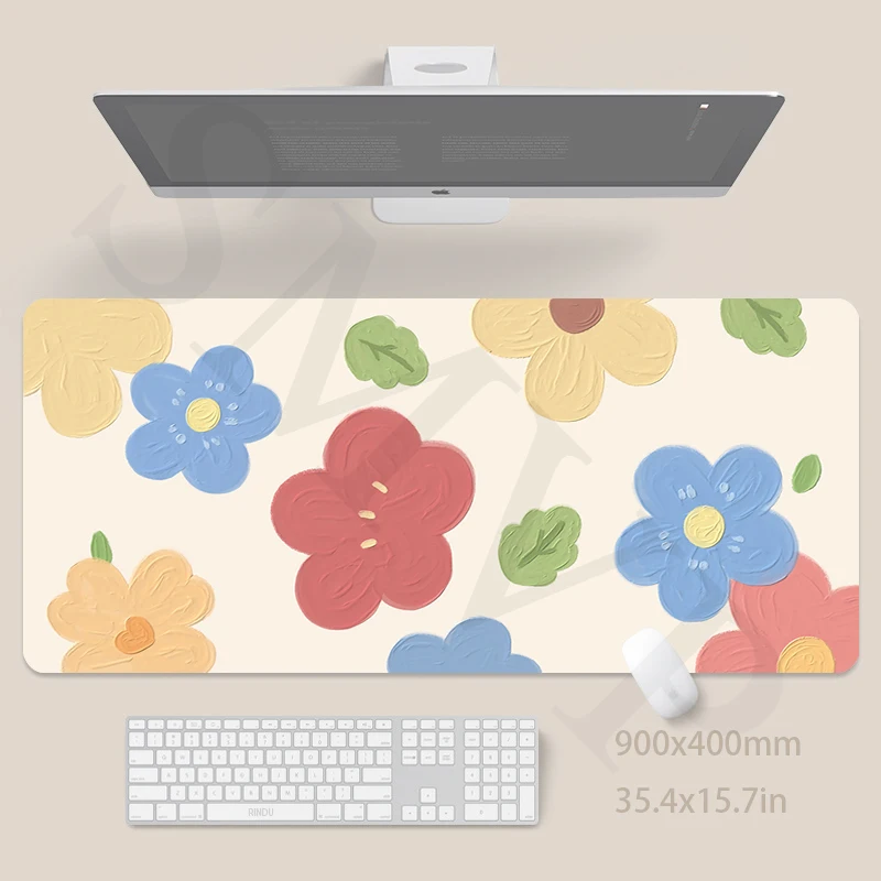 Flower Cute Mousepads Desk Rug Kawaii Mousepad Large Mouse Mat Desk Pad Table Carpet Original Mouse Pad High Quality
Flower Cute Mousepads Desk Rug Kawaii Mousepad Large Mouse Mat Desk Pad Table Carpet Original Mouse Pad High Quality