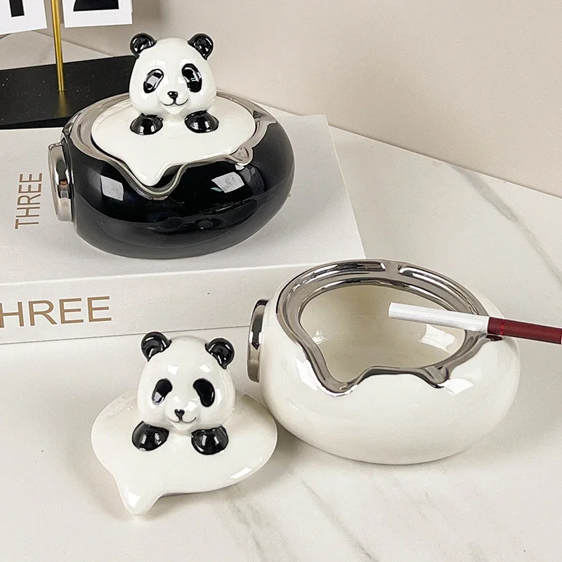 Creative Panda Ashtray with Lid Anti Fly Ash Ashtray Decoration Accessories for Home Living Room Light Luxury Decoration
Creative Panda Ashtray with Lid Anti Fly Ash Ashtray Decoration Accessories for Home Living Room Light Luxury Decoration