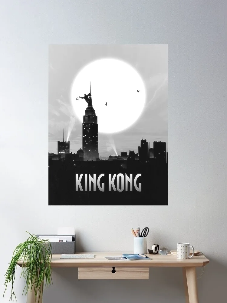 King Kong Movie Art Print Canvas Poster, Living Room Decor, Home Wall Picture
King Kong Movie Art Print Canvas Poster, Living Room Decor, Home Wall Picture