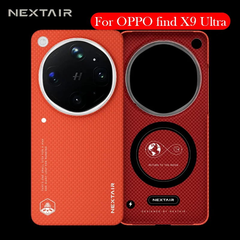 NEXTAIR Case For OPPO Find X9 Ultra Kevlar Wireless Charging Back Cover Case for OPPO FIND X9 ULTRA
NEXTAIR Case For OPPO Find X9 Ultra Kevlar Wireless Charging Back Cover Case for OPPO FIND X9 ULTRA