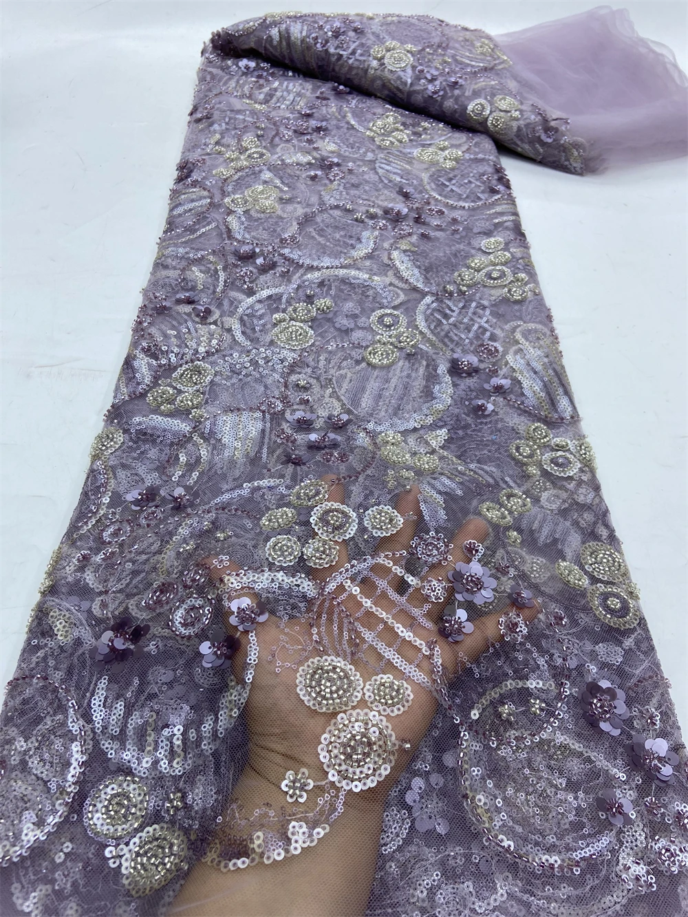 Nigerian Tulle Lace Fabric for Sewing, Wedding Dress, Chiffon Party Guipure, High Quality, Mesh Lace, 5Yard, 2024 jy296
Nigerian Tulle Lace Fabric for Sewing, Wedding Dress, Chiffon Party Guipure, High Quality, Mesh Lace, 5Yard, 2024 jy296