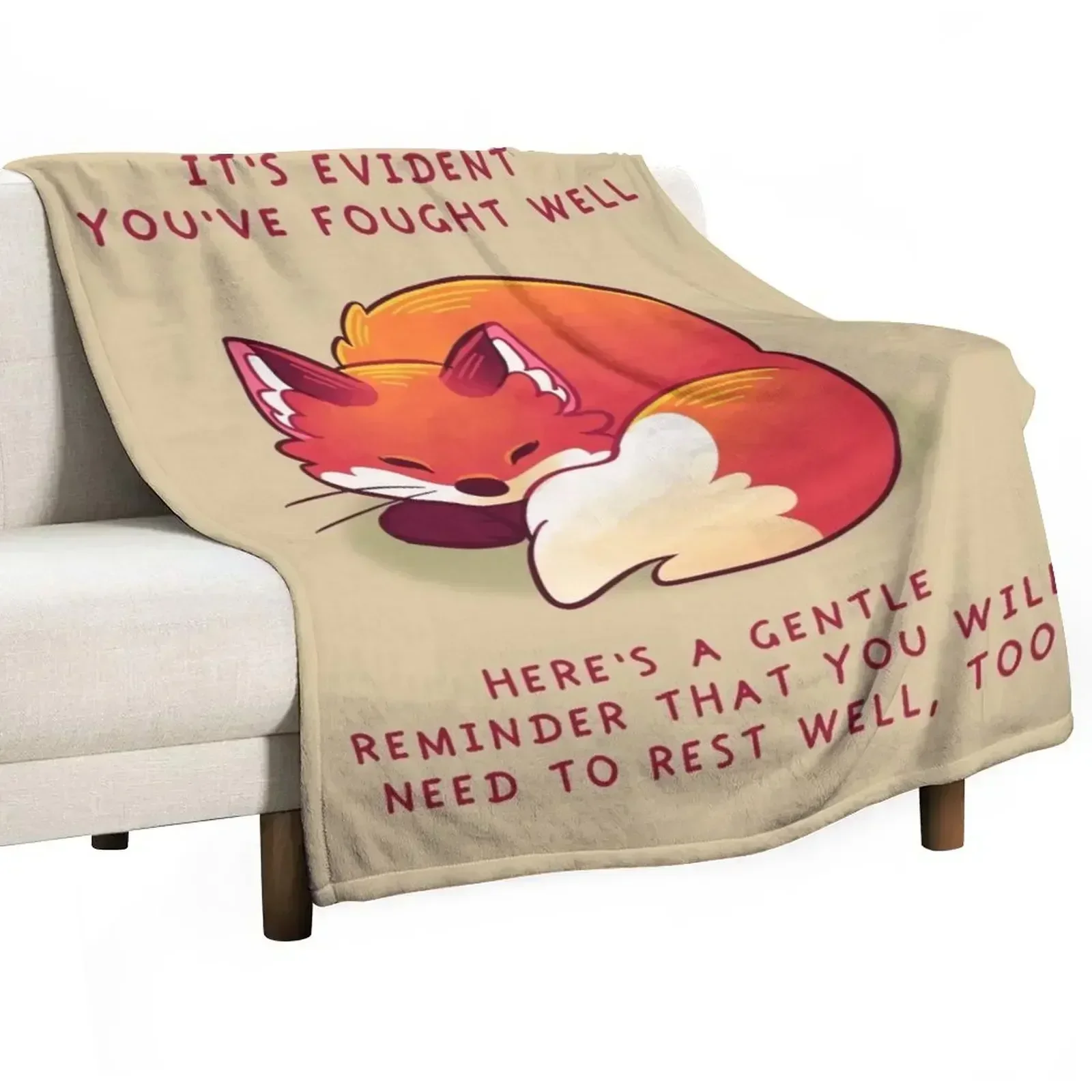 It's Evident You've Fought Well Sleepy Fox Throw Blanket Loose Warm christmas gifts Blankets For Bed Blankets
It's Evident You've Fought Well Sleepy Fox Throw Blanket Loose Warm christmas gifts Blankets For Bed Blankets