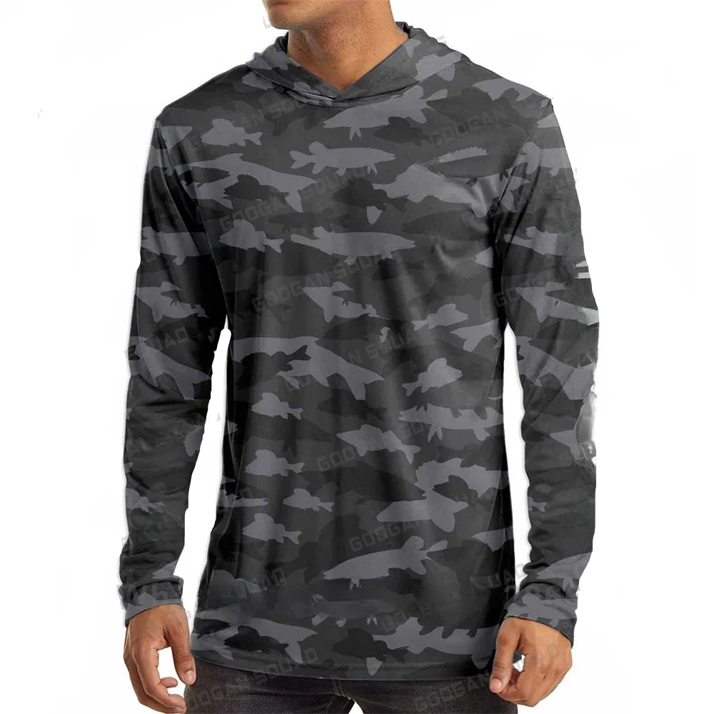Men's UPF 50+ Sun Protection Hoodie Shirt Long Sleeve Fishing Outdoor UV Hiking Shirts Lightweight
Men's UPF 50+ Sun Protection Hoodie Shirt Long Sleeve Fishing Outdoor UV Hiking Shirts Lightweight