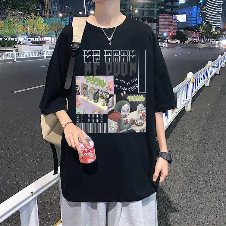 Rapper Mf Doom Graphic T-shirt Men Hip Hop Clothes Male Pure Cotton Short Sleeve Tees Summer Man Fashion Oversized Streetwear
Rapper Mf Doom Graphic T-shirt Men Hip Hop Clothes Male Pure Cotton Short Sleeve Tees Summer Man Fashion Oversized Streetwear