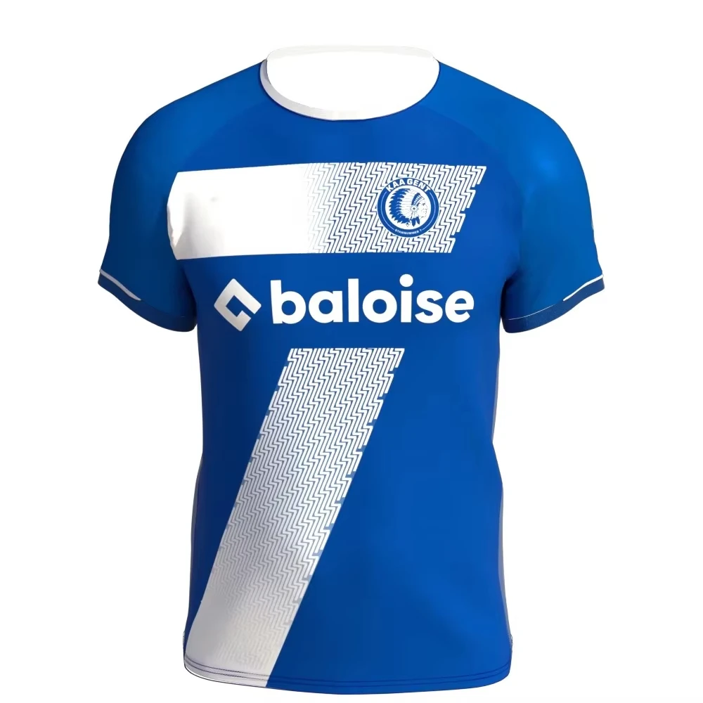 25. Мужская и женская футбольная рубашка с короткими рукавами KAA Gent, молодежная детская спортивная тренировочная футбольная форма большого размера, дышащий трикотаж унисекс
25. Мужская и женская футбольная рубашка с короткими рукавами KAA Gent, молодежная детская спортивная тренировочная футбольная форма большого размера, дышащий трикотаж унисекс