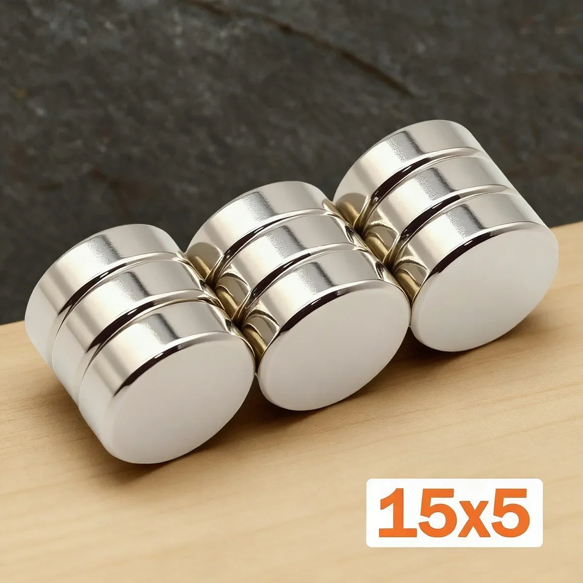15x5mm Super Strong Magnet N35 Round Magnetic NdFeB Neodymium Magnet Powerful Disc imanes Refrigerator Magnets
15x5mm Super Strong Magnet N35 Round Magnetic NdFeB Neodymium Magnet Powerful Disc imanes Refrigerator Magnets 