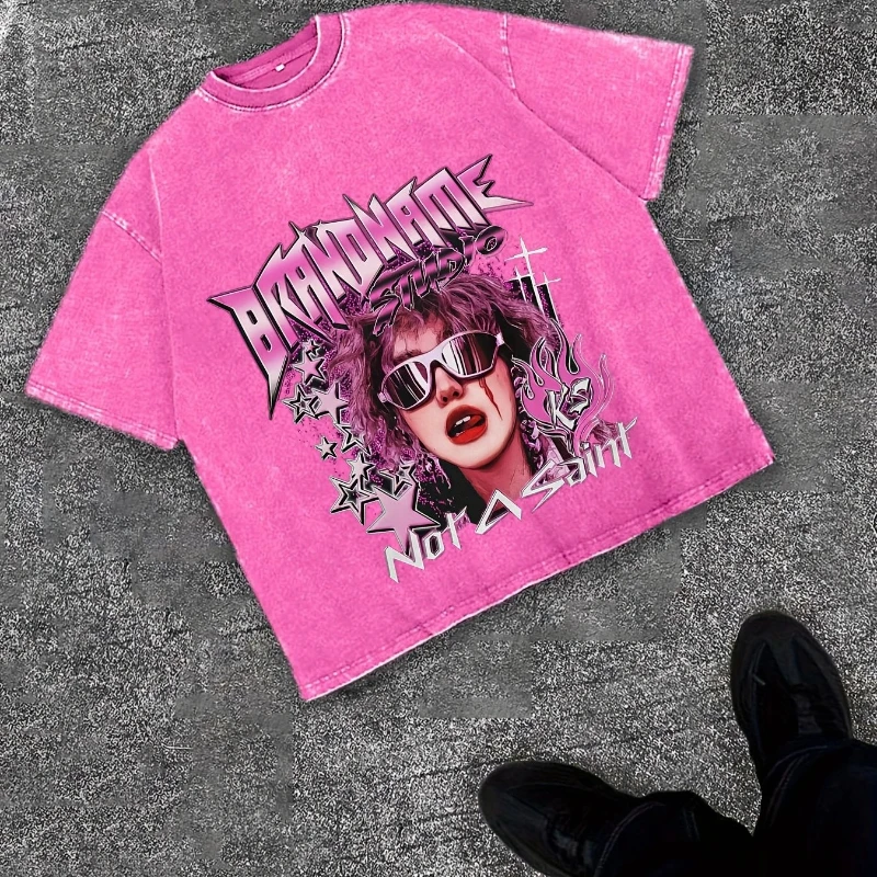 Американский готический топ Y2K, одежда в стиле хип-хоп, мужская футболка, новая летняя модная мужская и женская уличная одежда в стиле ретро
Американский готический топ Y2K, одежда в стиле хип-хоп, мужская футболка, новая летняя модная мужская и женская уличная одежда в стиле ретро