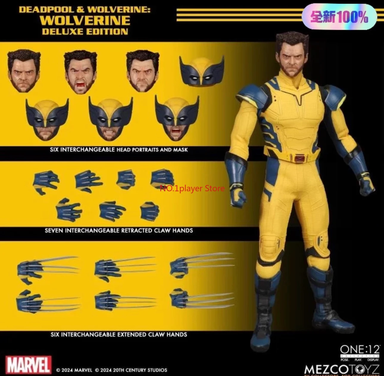 In Stock Mezco One:12 Deadpool and Wolverine Movie Version 6-inch Movable Doll Handicraft
In Stock Mezco One:12 Deadpool and Wolverine Movie Version 6-inch Movable Doll Handicraft