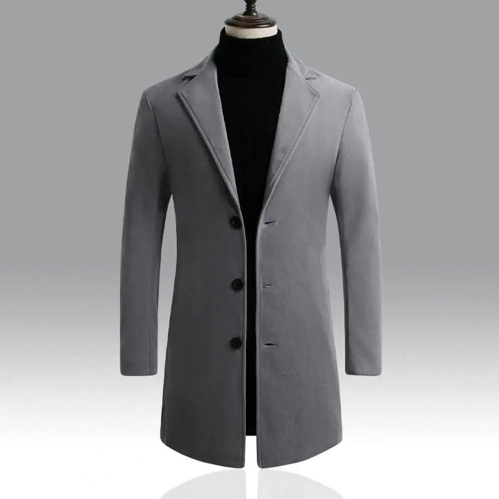 Mid-length Men Coat Stylish Men's Winter Trench Coat Slim Fit Windproof Mid Length for Formal Occasions Men Formal Trench Coat
Mid-length Men Coat Stylish Men's Winter Trench Coat Slim Fit Windproof Mid Length for Formal Occasions Men Formal Trench Coat