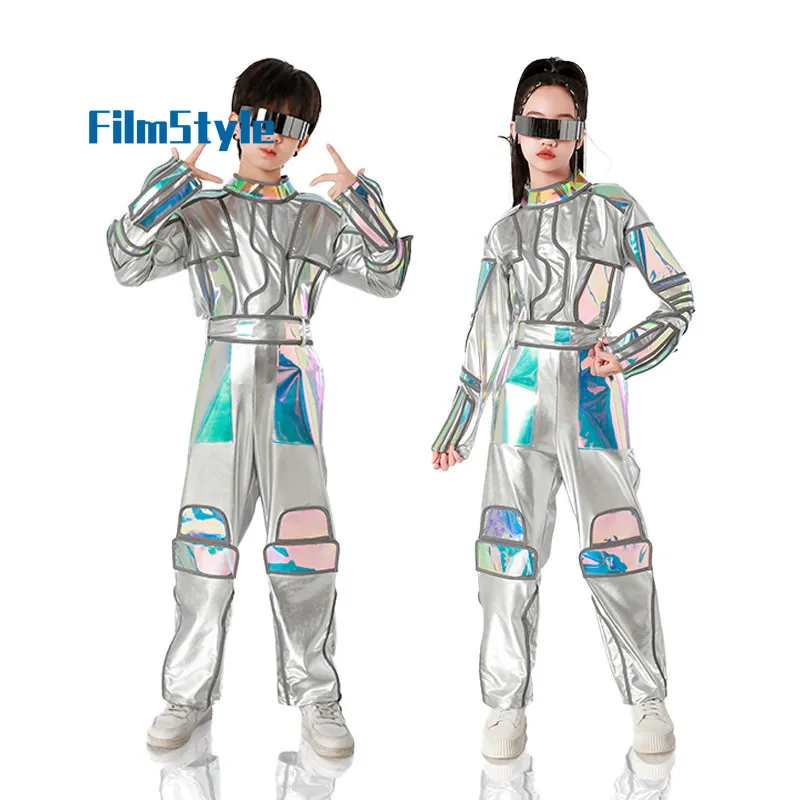 Tech Sport Uniforms, AI Robot Hip-hop Performance Kids Outfits, Astronaut Space Costume for Children
Tech Sport Uniforms, AI Robot Hip-hop Performance Kids Outfits, Astronaut Space Costume for Children