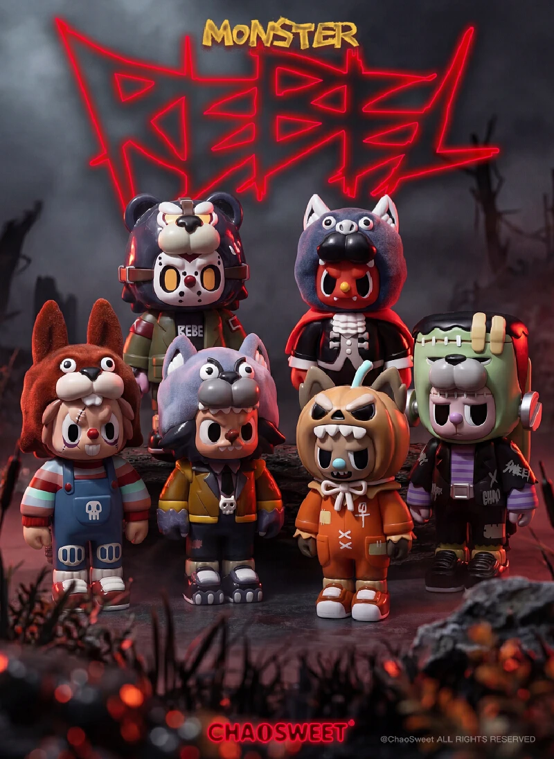Chaosweet Rebel Bear Monster Blind Box Model 2026 New Desktop Ornament Collectible Trendy Toy Surprise Gift For Doll Children
Chaosweet Rebel Bear Monster Blind Box Model 2026 New Desktop Ornament Collectible Trendy Toy Surprise Gift For Doll Children