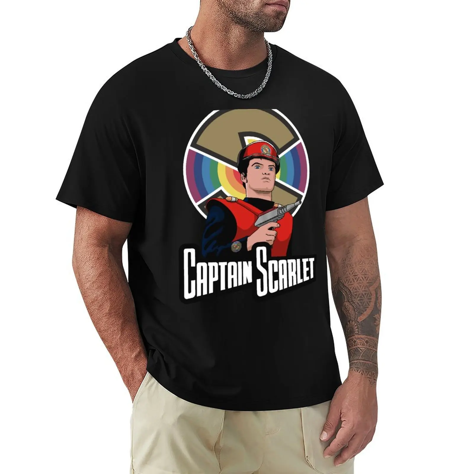 Captain Scarlet T-Shirt man t shirt graphic shirts basketball graphic tees mens plain t shirts
Captain Scarlet T-Shirt man t shirt graphic shirts basketball graphic tees mens plain t shirts