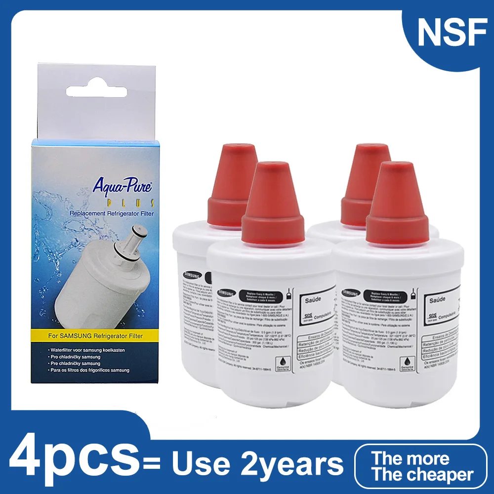 Brand Genuine DA29-00003G, DA29-00003B, DA29-00003A, Aqua-Pure Plus, HAFCU1 Water Filter Replacement for Samsung Refrigerator
Brand Genuine DA29-00003G, DA29-00003B, DA29-00003A, Aqua-Pure Plus, HAFCU1 Water Filter Replacement for Samsung Refrigerator