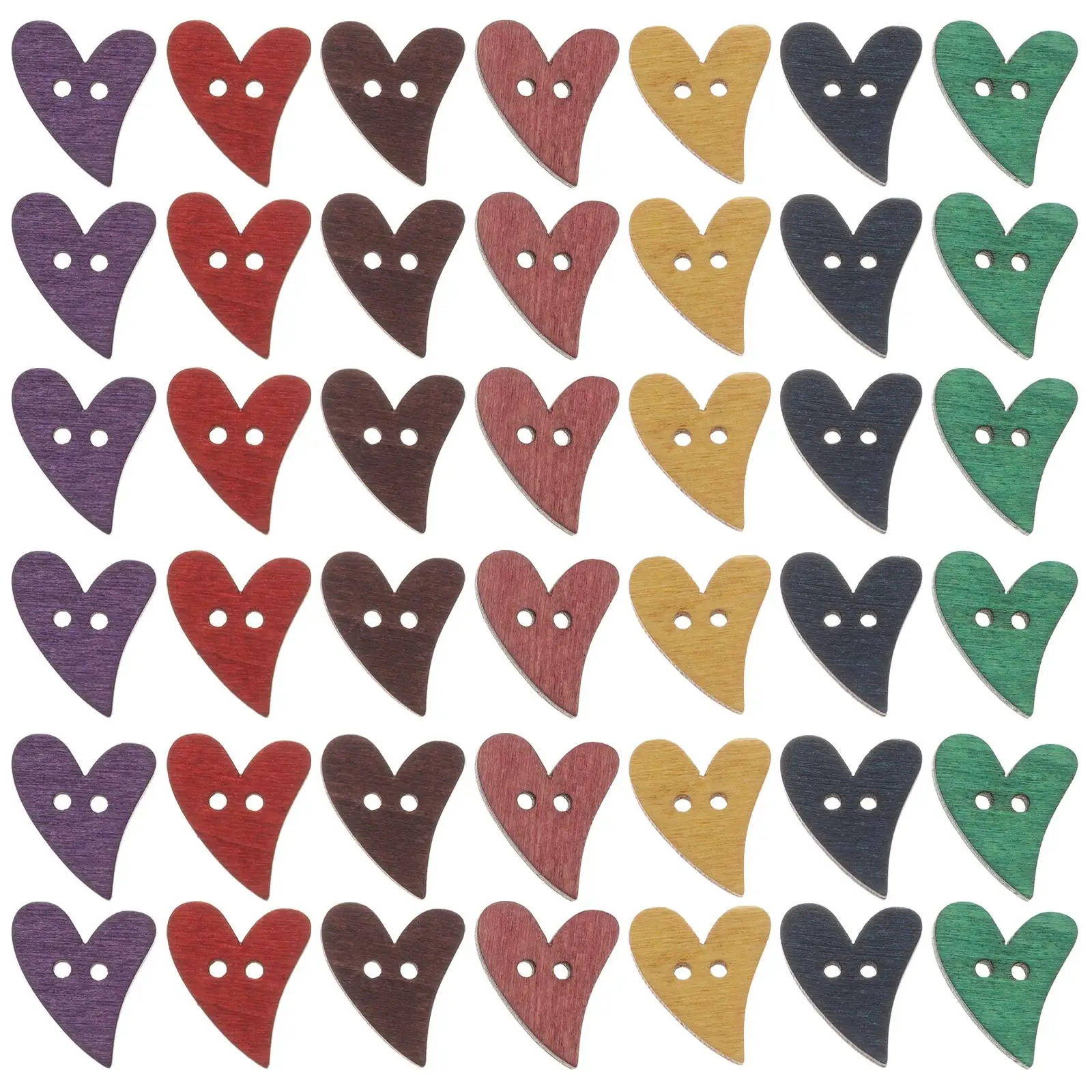 100 Pcs Heart Shaped Wood Chips DIY Crafts Buttons for Gothic Sewing Bamboo Wooden
100 Pcs Heart Shaped Wood Chips DIY Crafts Buttons for Gothic Sewing Bamboo Wooden