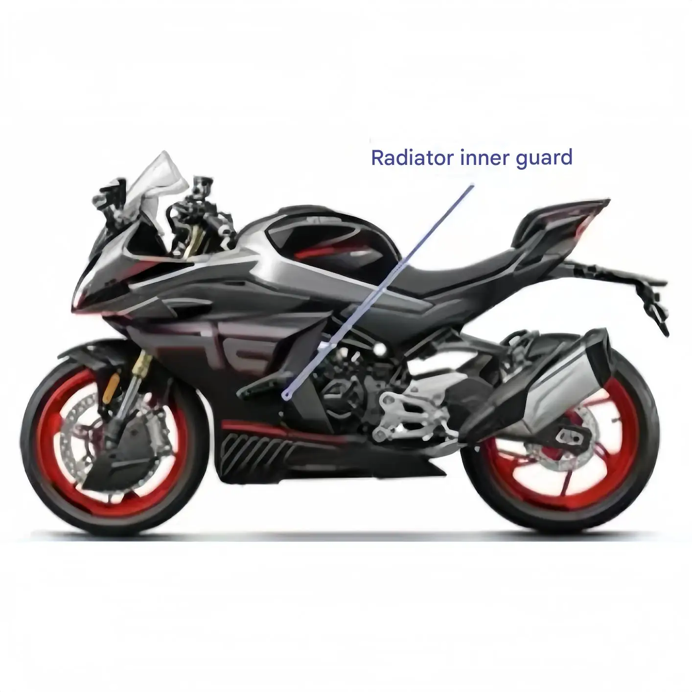Original 450SR Parts, Radiator Left & Right Inner Guards, Water Tank Inner Fairing Shell Cover
Original 450SR Parts, Radiator Left & Right Inner Guards, Water Tank Inner Fairing Shell Cover