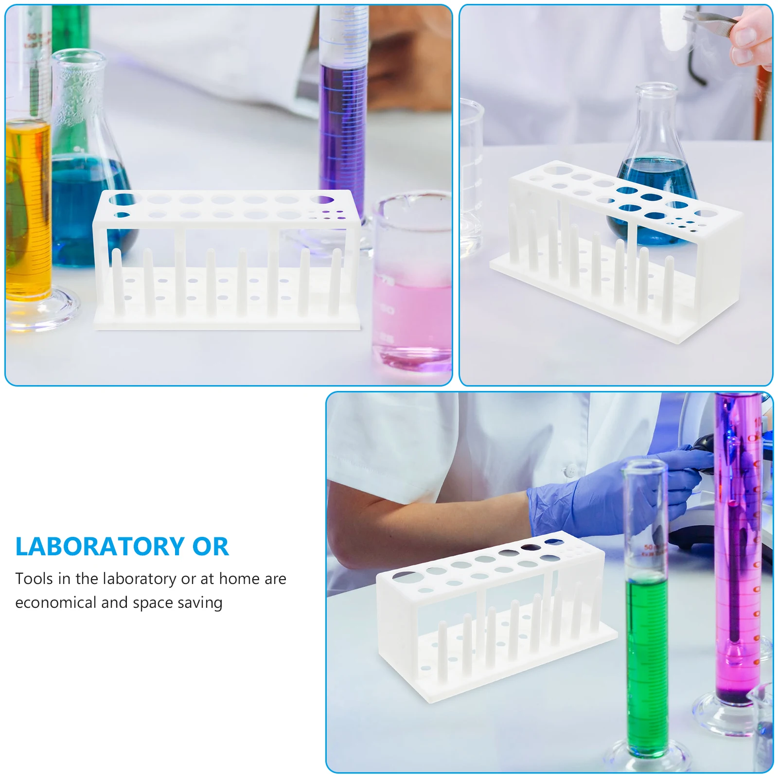1pc Plastic Test Tube 1000ml Chemical Holder School Lab Storage Stand Chemistry Rack Lightweight
1pc Plastic Test Tube 1000ml Chemical Holder School Lab Storage Stand Chemistry Rack Lightweight