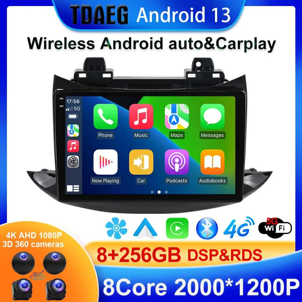 Android 13 8 + 256G Car Radio Multimedia Player for Chevrolet TRAX 2013-2020 GPS Navigation Built-in Carplay AUTO BT
Android 13 8 + 256G Car Radio Multimedia Player for Chevrolet TRAX 2013-2020 GPS Navigation Built-in Carplay AUTO BT