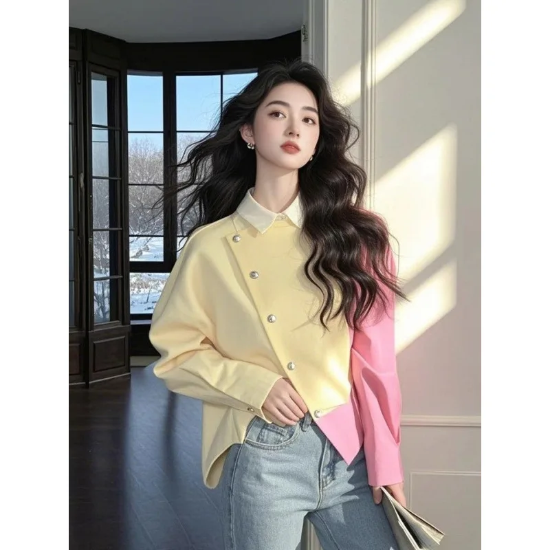 2025 New Women's Shirt Korean Version Breathable Comfortable Thin Daily Leisure Work Ladies Shirt
2025 New Women's Shirt Korean Version Breathable Comfortable Thin Daily Leisure Work Ladies Shirt