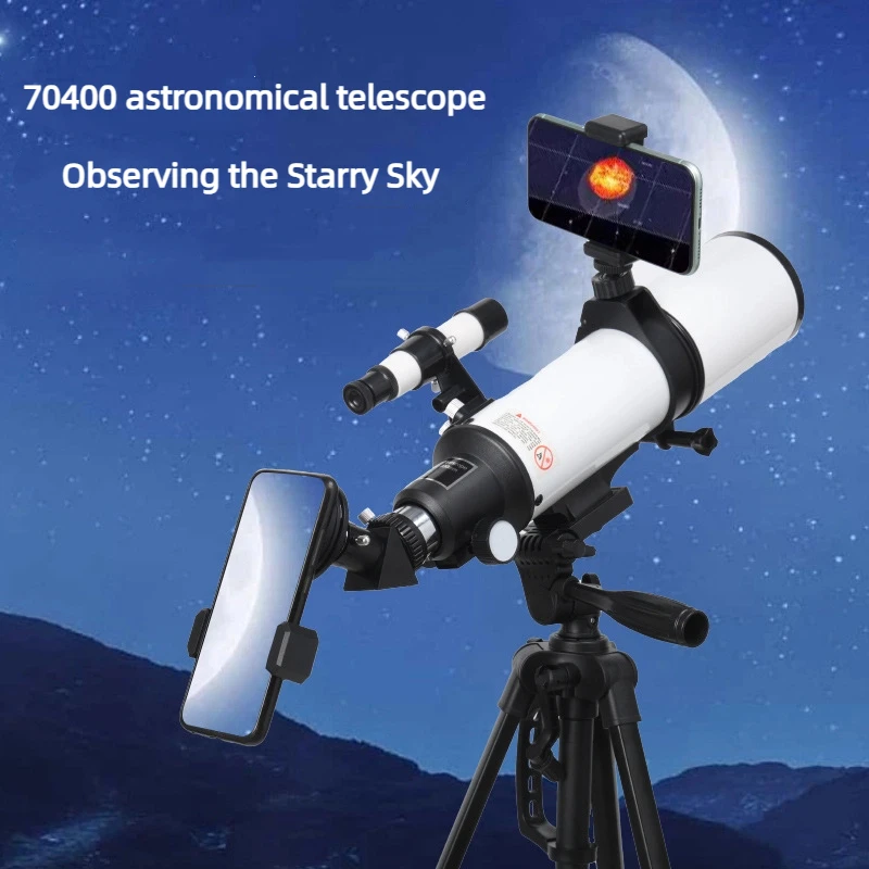 70400 Astronomical Telescope Refractive Automatic Star Searching High Magnification HD Telescope with Tripod Complete Set
70400 Astronomical Telescope Refractive Automatic Star Searching High Magnification HD Telescope with Tripod Complete Set